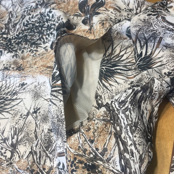 Game Guard Camouflage Button Down Shirt Vented Long Sleeve EXCELLENT CONDITION - Picture 14 of 15